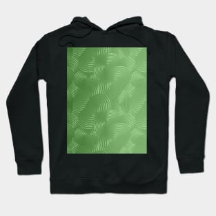 Green glossy panels modern art deco Hoodie